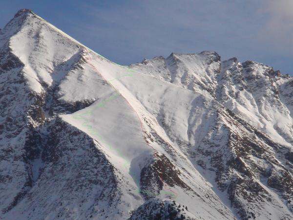 Piz Signina: Aktuelle Verhältnisse vom 10.02.2007 für die Tourenplanung ...