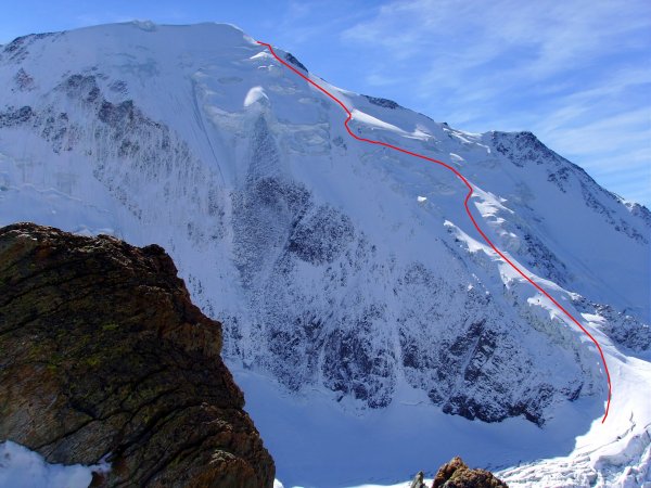 Aiguille de Bionnassay (4052m) (4052m) Aktuelle Verhältnisse vom 22.09