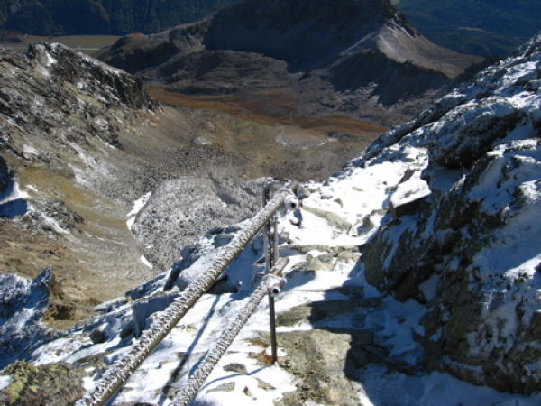 Piz Ot Aktuelle Verhältnisse vom 11.10.2009 für die Tourenplanung