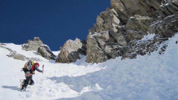 Piz Arblatsch (3203m) Aktuelle Verhältnisse vom 31.03.2012 auf der