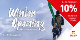 Winter Opening: 10% vom 5.-15. November