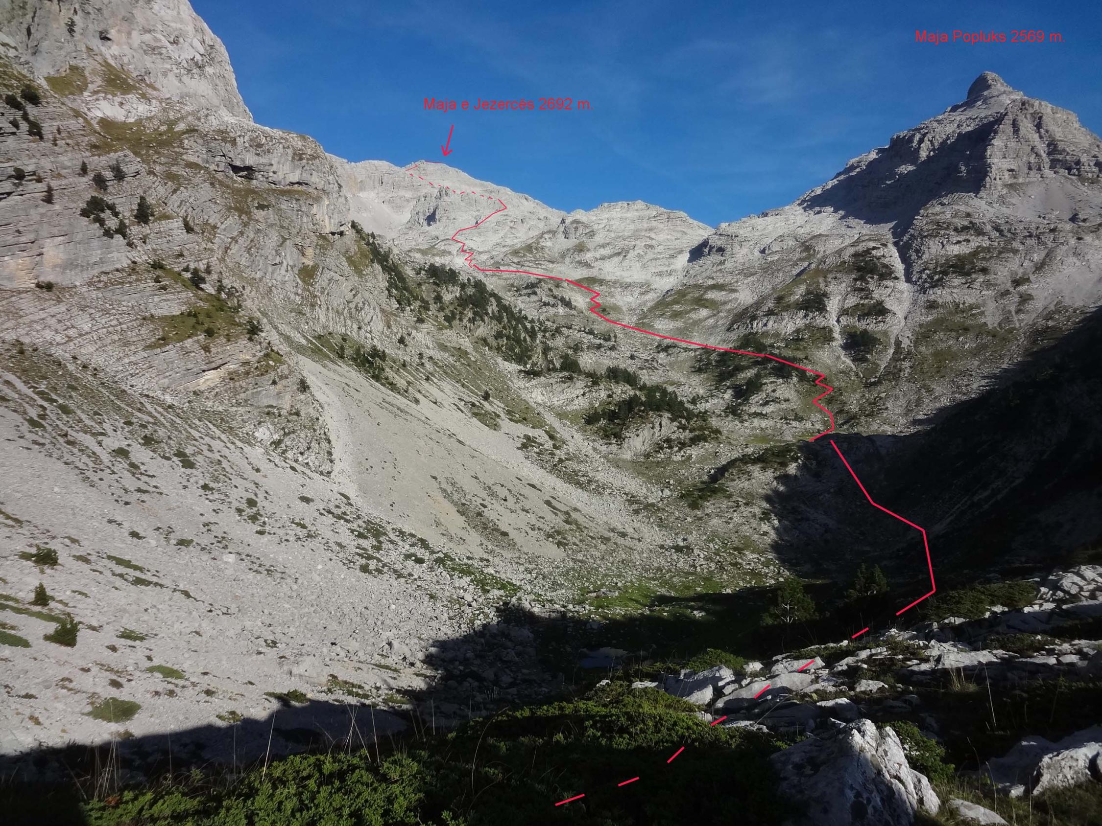 Maja e Jezerces (2694m): Aktuelle Verhältnisse vom 29.09.2014 auf der ...