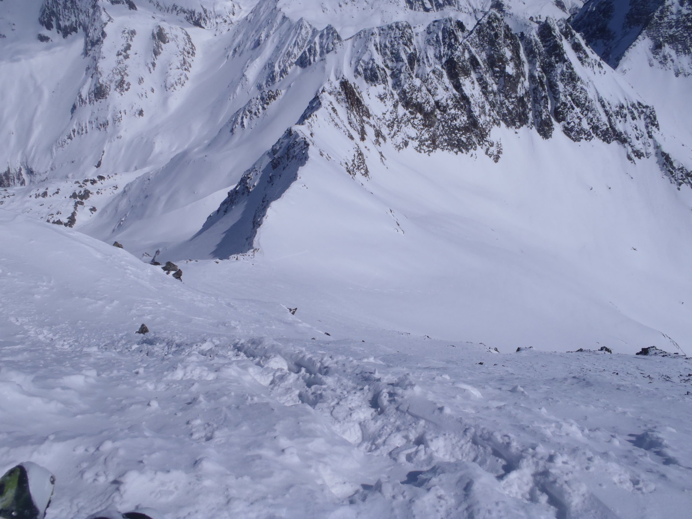 Piz Giuv (3096m) (3096m) Aktuelle Verhältnisse vom 28.03.2015 auf der