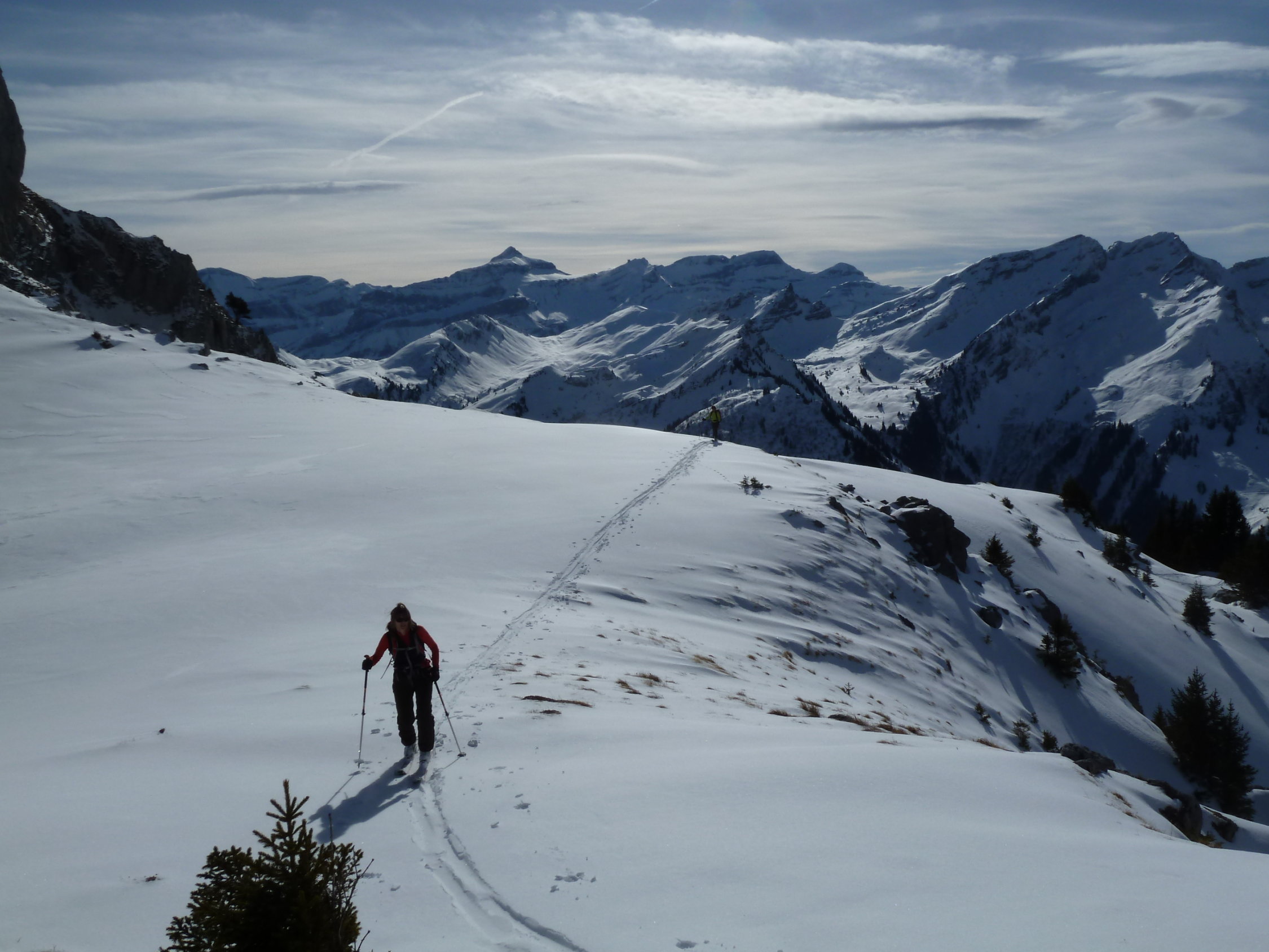 Plan de la Douve (2040m) (2040m) Aktuelle Verhältnisse vom 06.02.2016