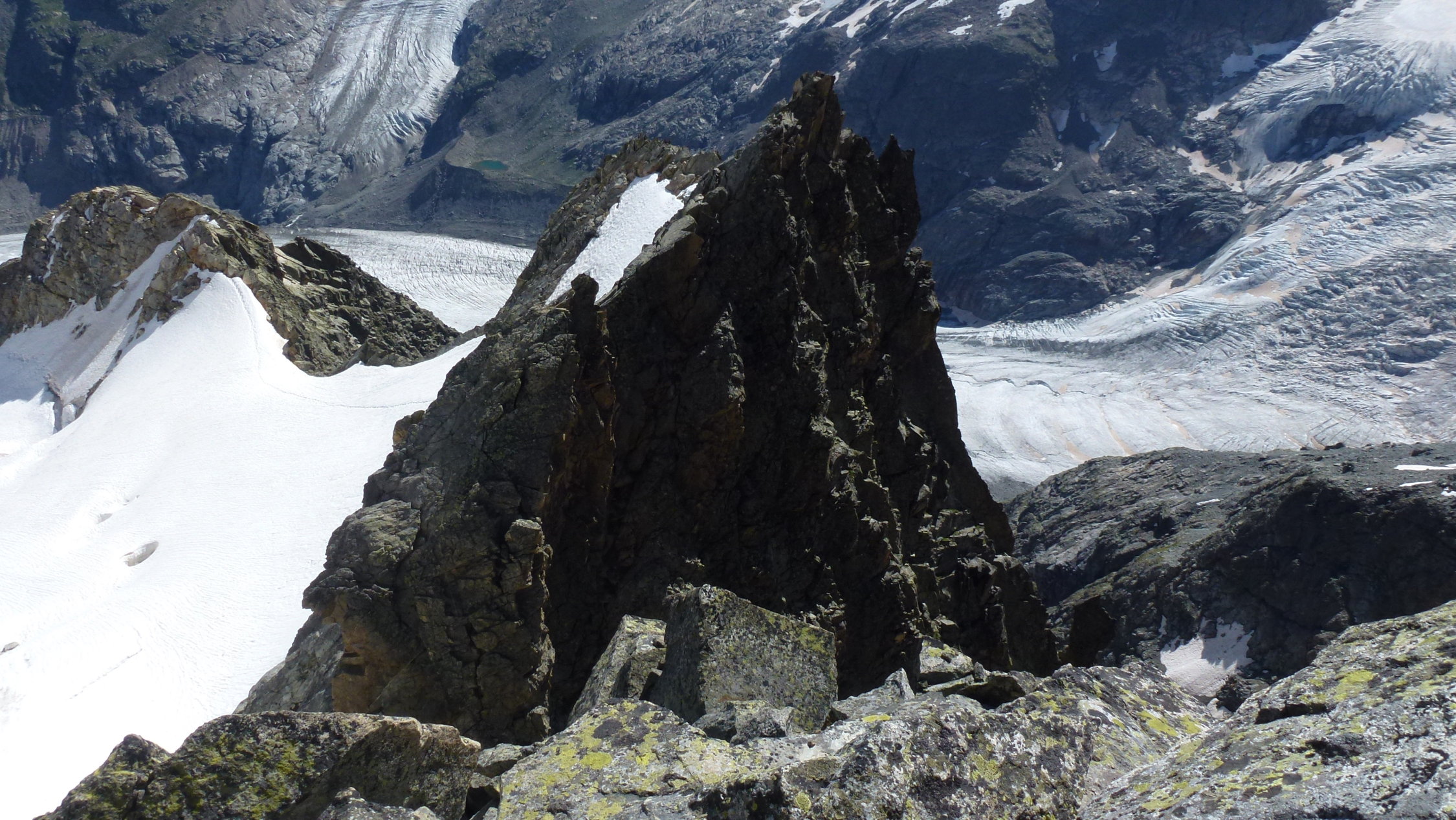 Piz Morteratsch (3751m) Aktuelle Verhältnisse vom 04.08.2016 auf der