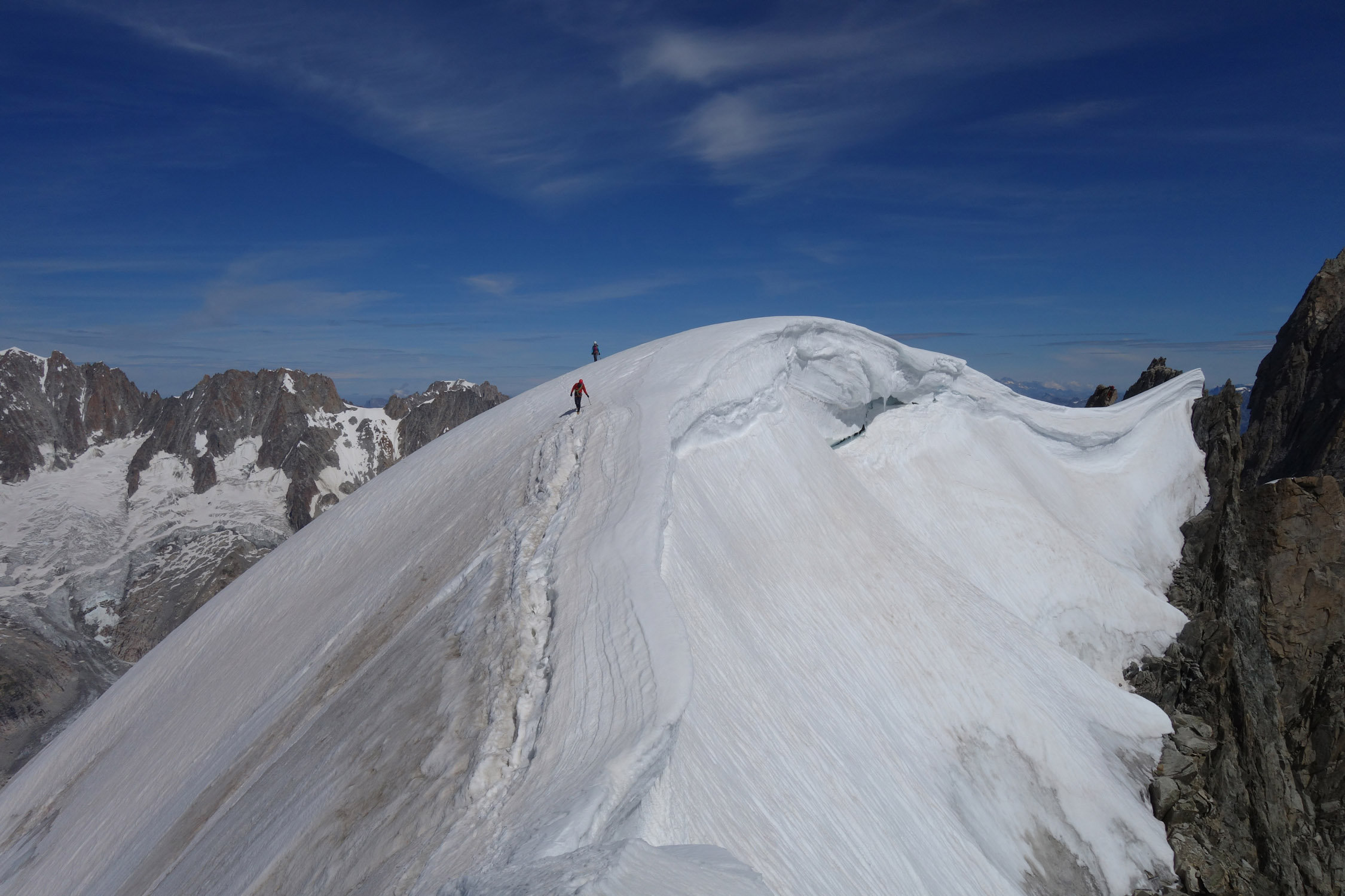 Dôme de Rochefort (4015m) Aktuelle Verhältnisse vom 03.09.2016 auf der