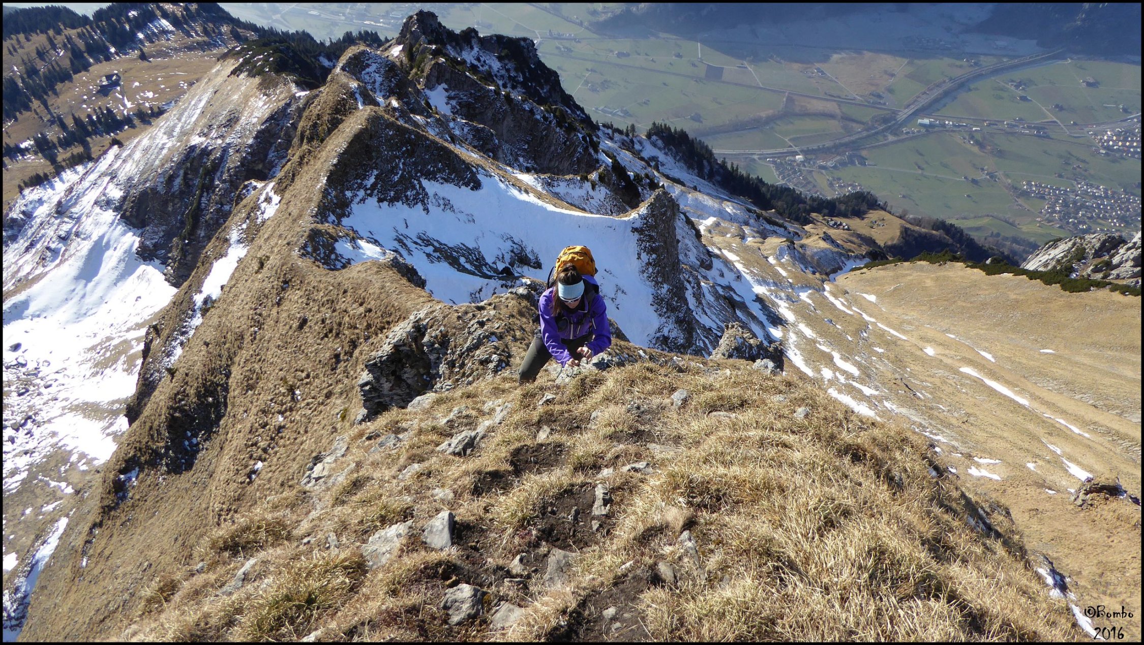 Sichelchamm (2269m) Aktuelle Verhältnisse vom 31.12.2016 auf der Route