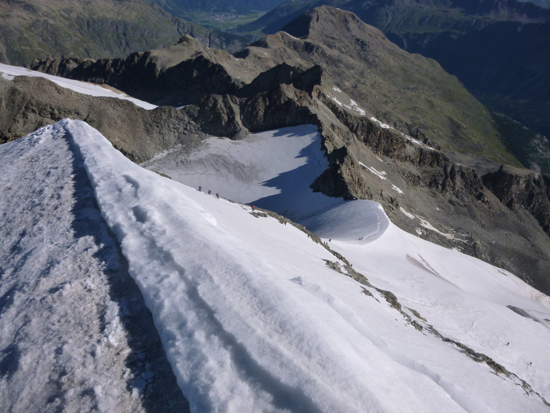 Piz Morteratsch (3751m) (3751m) Aktuelle Verhältnisse vom 16.07.2017