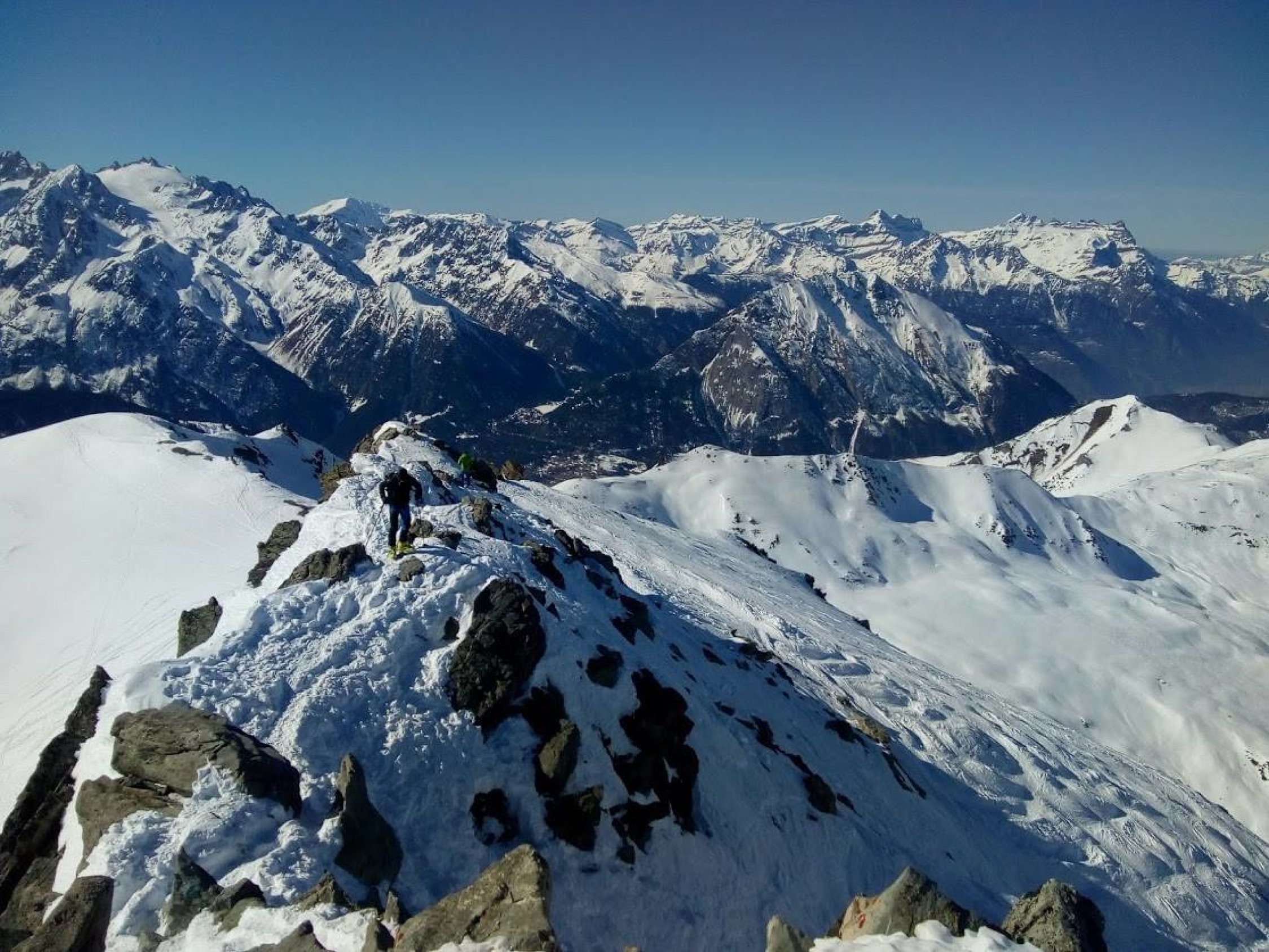 Mont Rogneux 3084m Aktuelle Verh ltnisse Vom 24 02 2019 Auf Der 