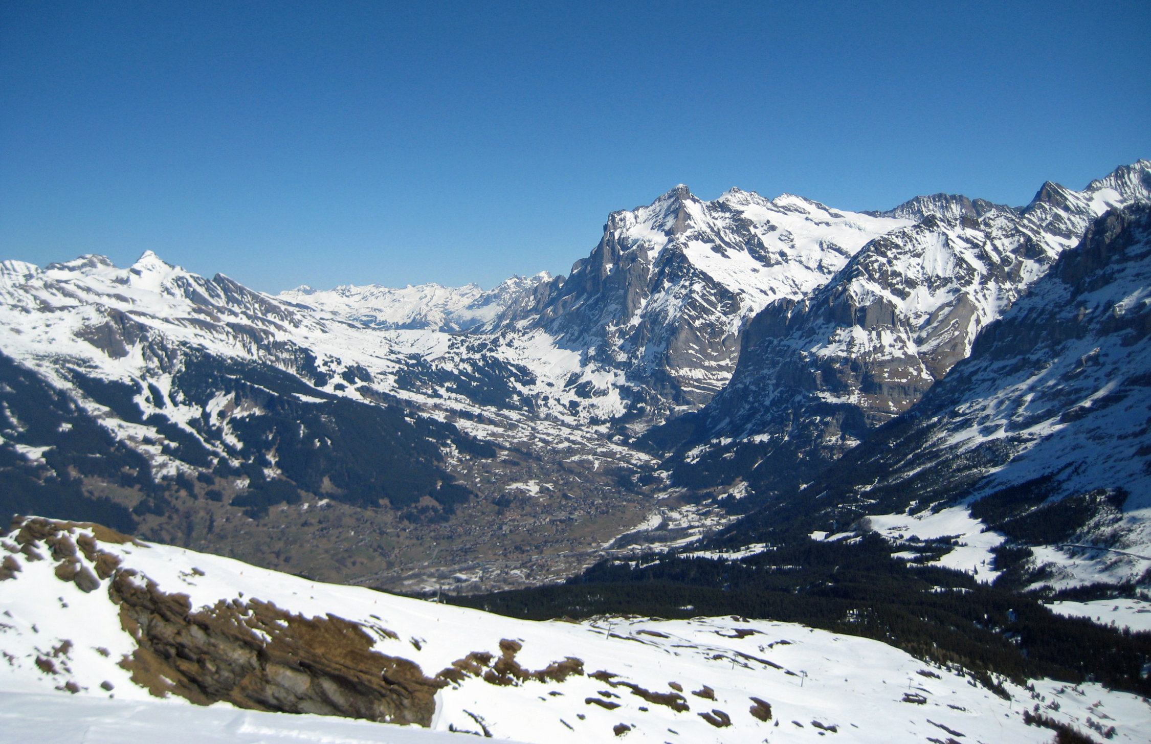 Lauberhorn (2472m) (2472m) Aktuelle Verhältnisse vom 24.03.2019 auf