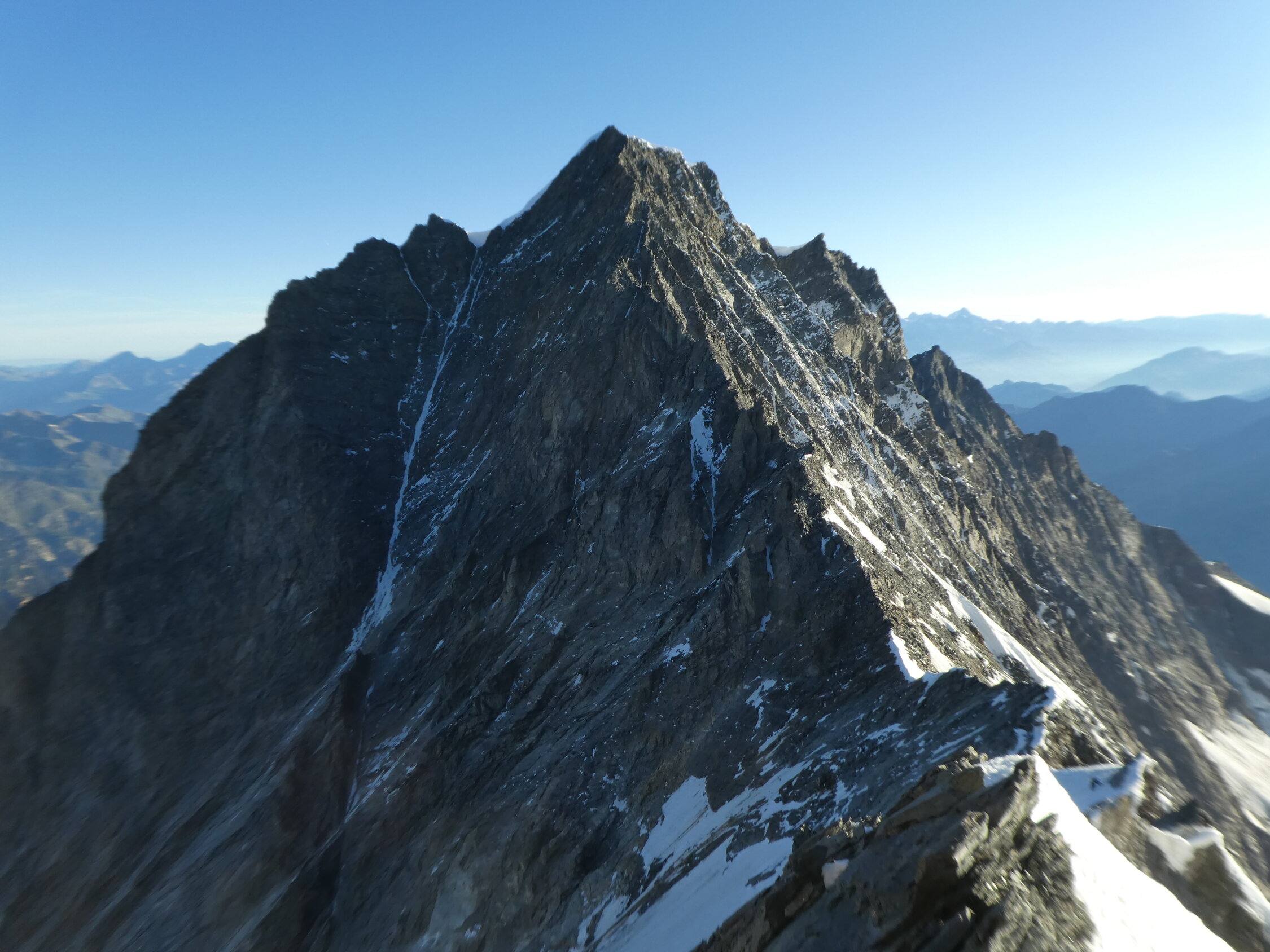 Täschhorn (4491m) Aktuelle Verhältnisse vom 10.07.2022 auf der Route