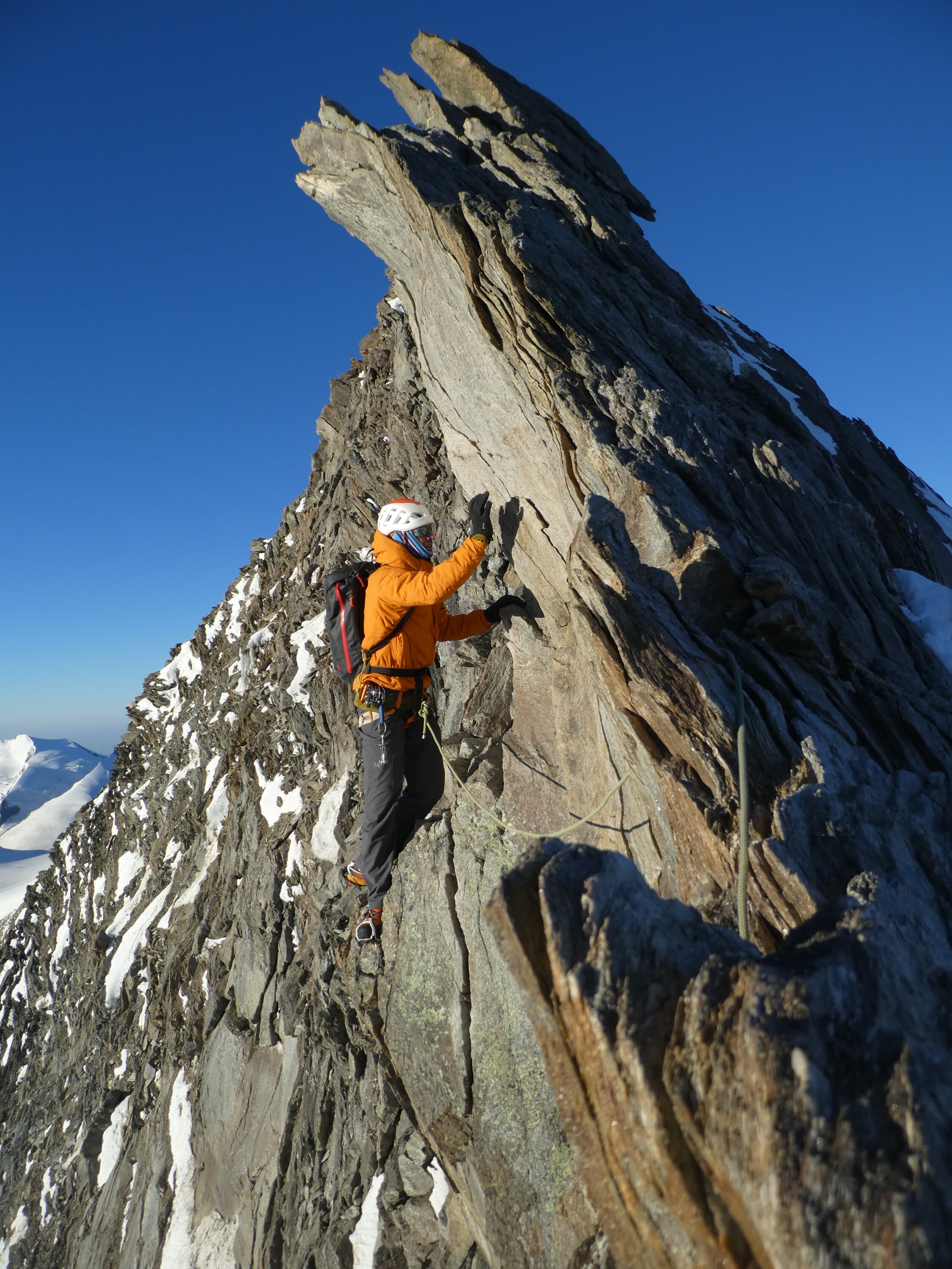 Täschhorn (4491m) Aktuelle Verhältnisse vom 10.07.2022 auf der Route