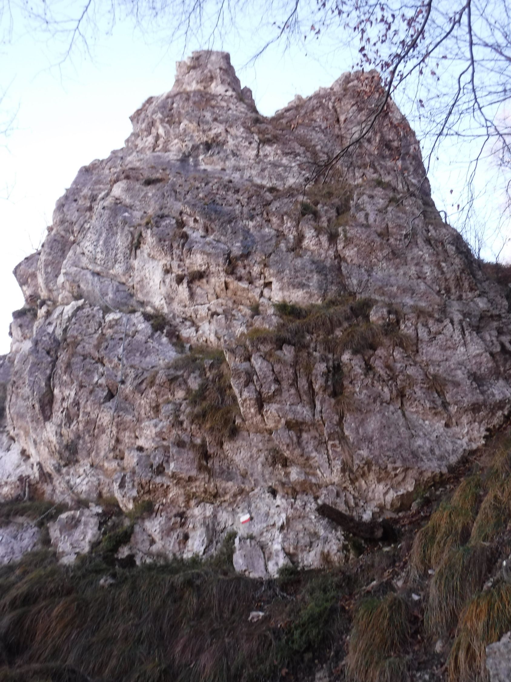 Monte Ocone (1355m) Aktuelle Verhältnisse vom 04.01.2023 auf der Route