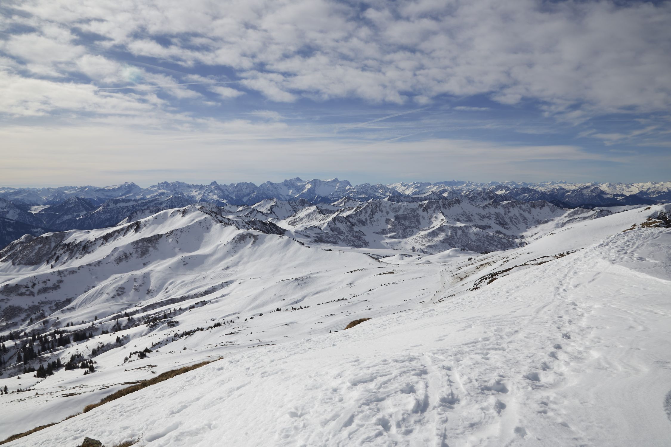 Sünserspitze (2062m) Aktuelle Verhältnisse vom 18.02.2023 auf der