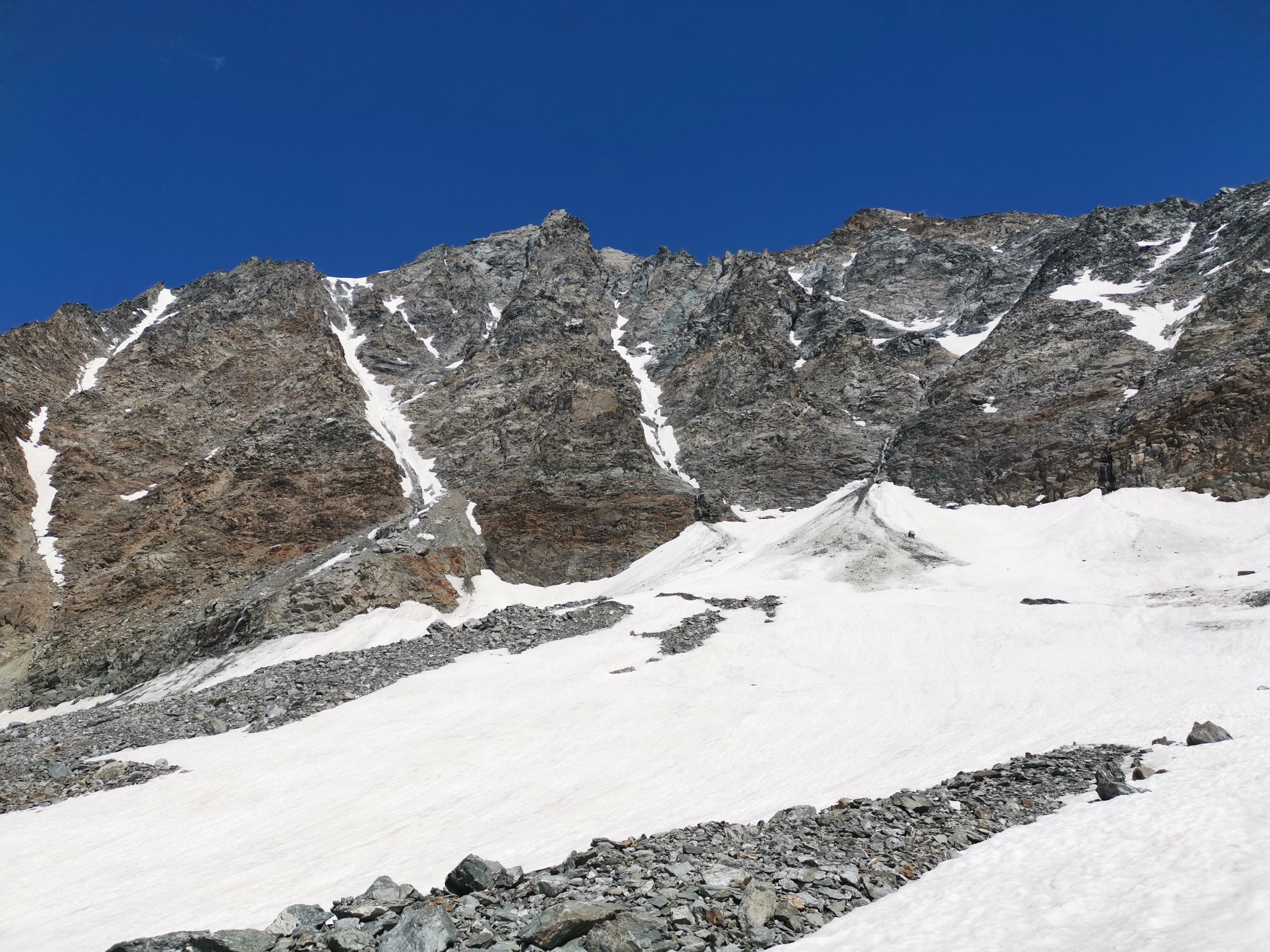 Mont Vélan (3727m) Aktuelle Verhältnisse vom 08.07.2023 auf der Route