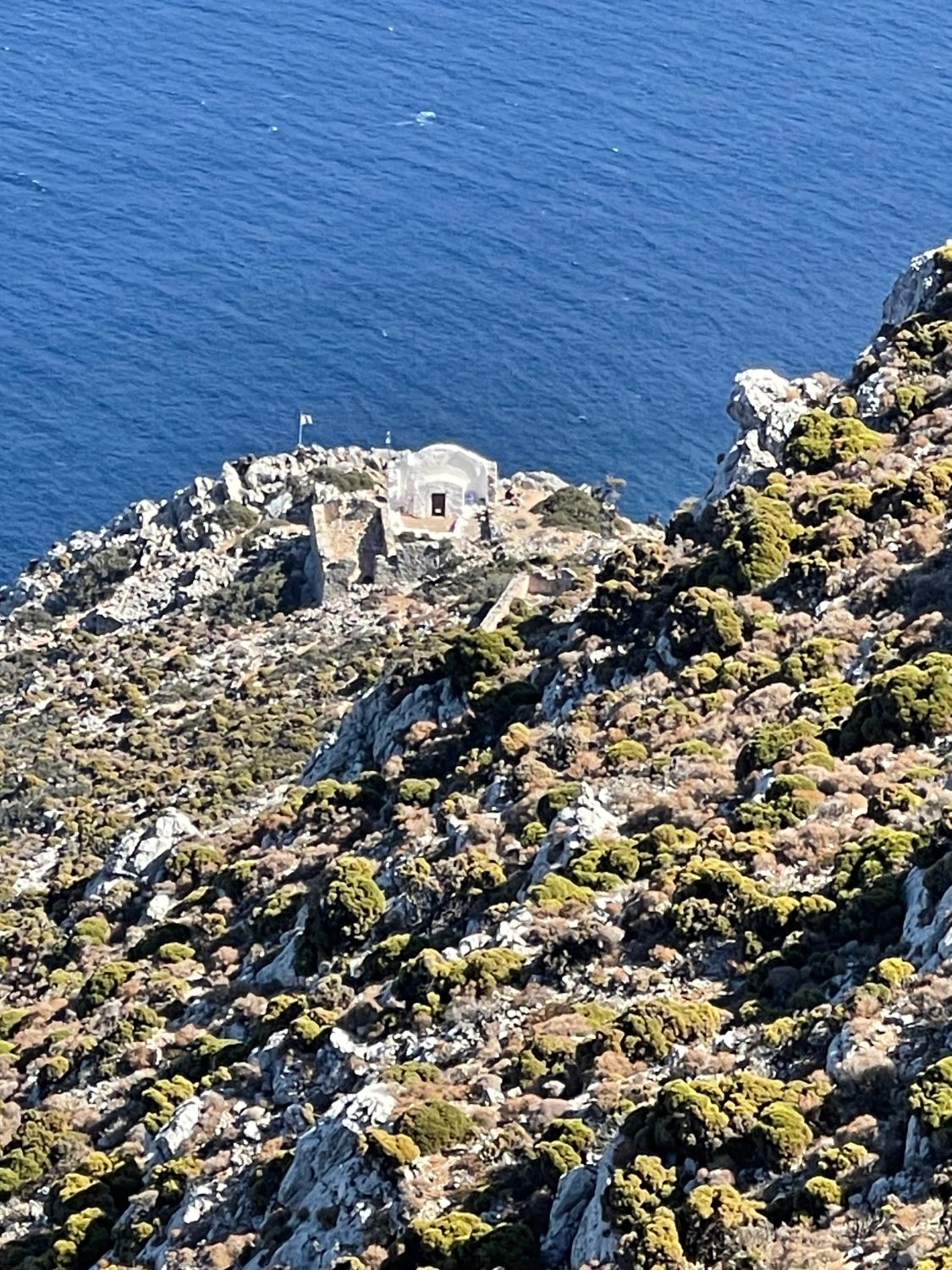 Rachi Insel Telendos (456m) Aktuelle Verhältnisse vom 17.10.2023 auf der Route Wings for