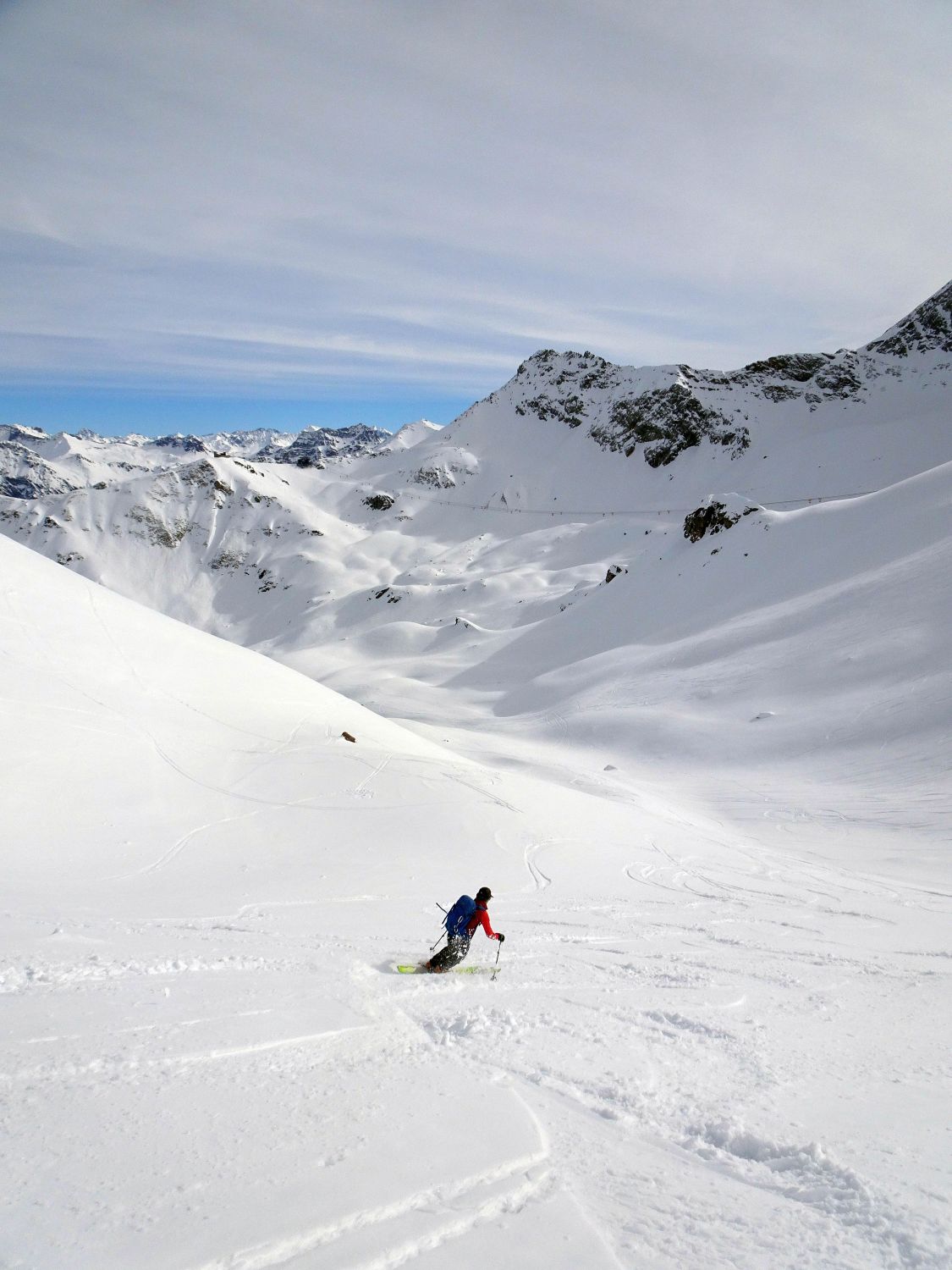 Parpaner Schwarzhorn (2683m) Aktuelle Verhältnisse vom 18.02.2024 auf