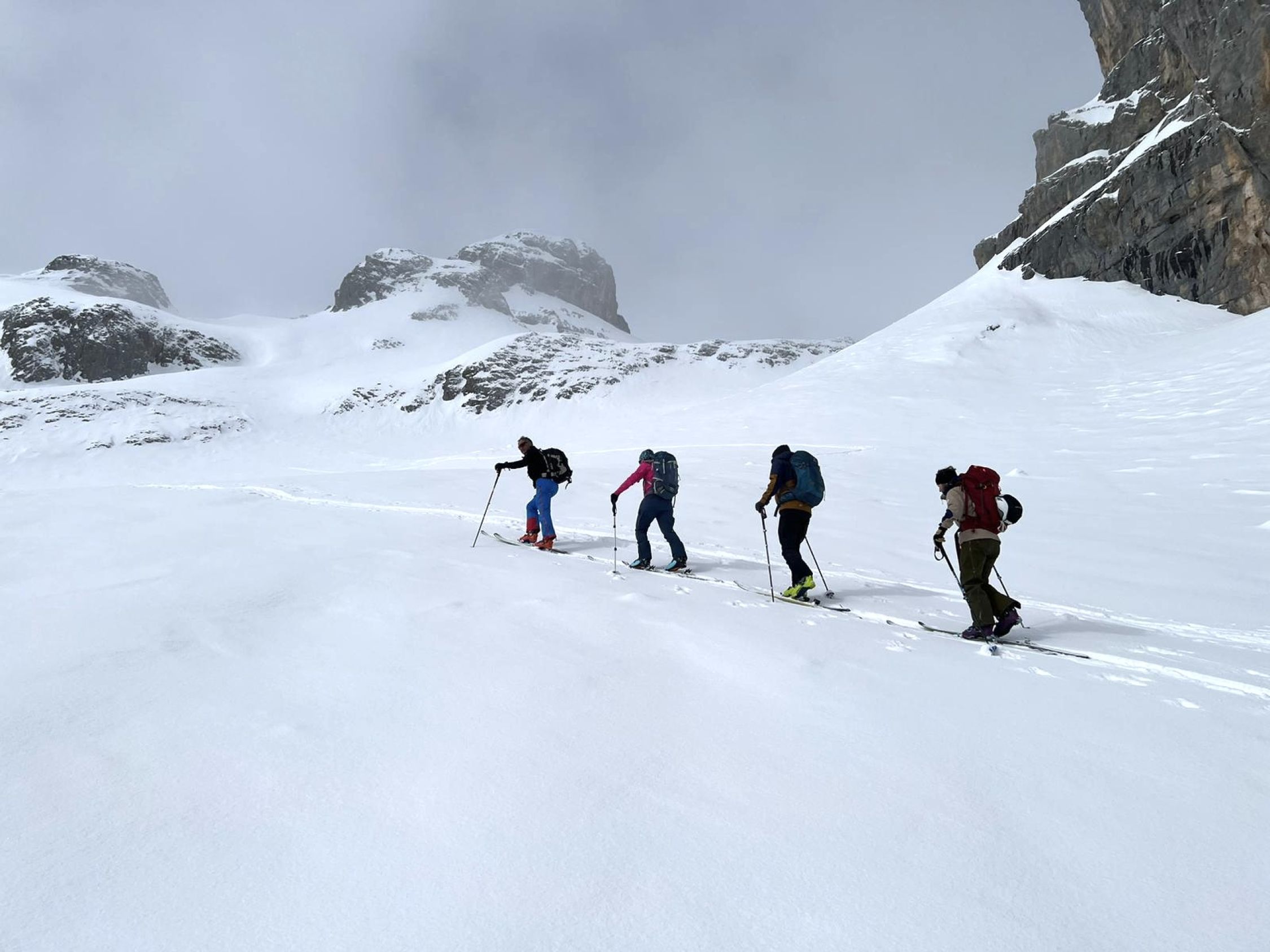 Sulzfluh 2817m Aktuelle Verh ltnisse Vom 12 03 2024 Auf Der Route Sulzfluh 2817m Aktuelle Verh ltnisse Vom 12 03 2024 Auf Der Route
