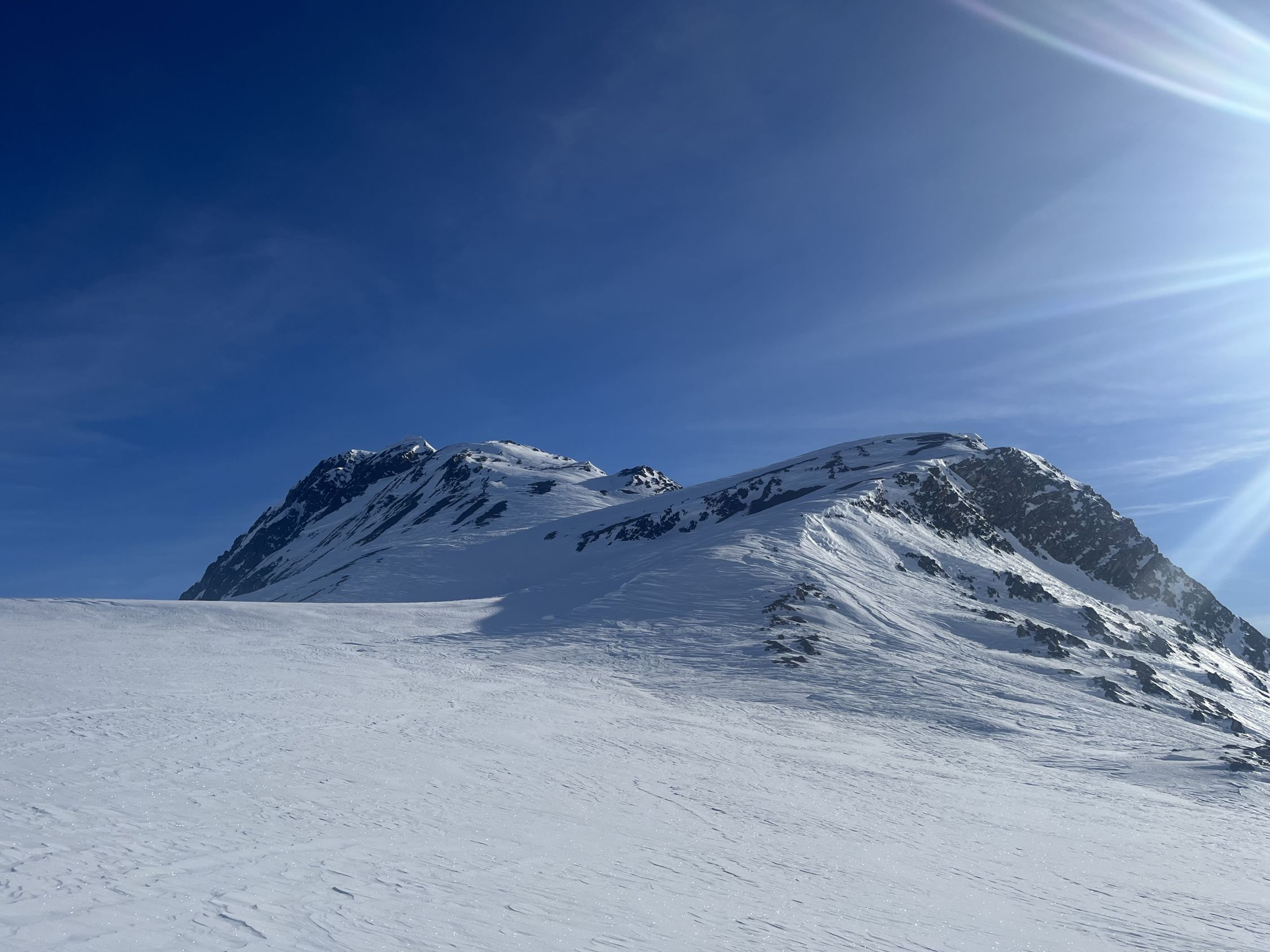 Corno Rosso (3289m) Aktuelle Verhältnisse vom 20.03.2024 auf der Route